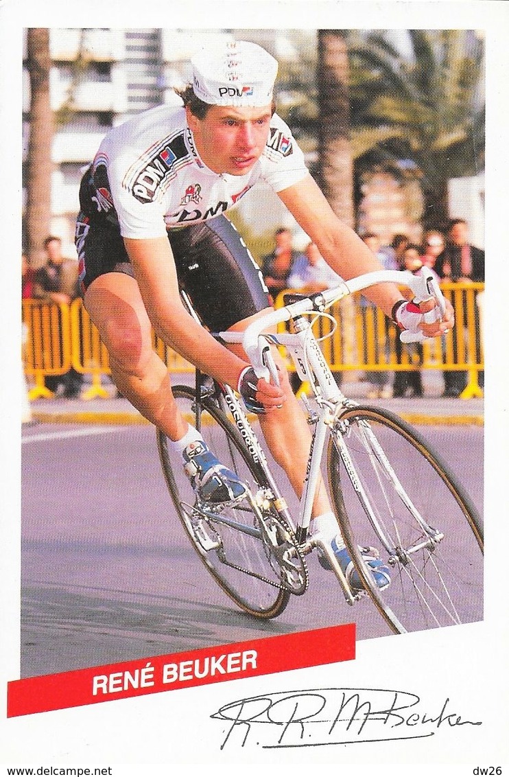 Cycliste: René Beuker, Equipe De Cyclisme Professionnel: Team PDM Concorde, Holland 1987 - Deportes
