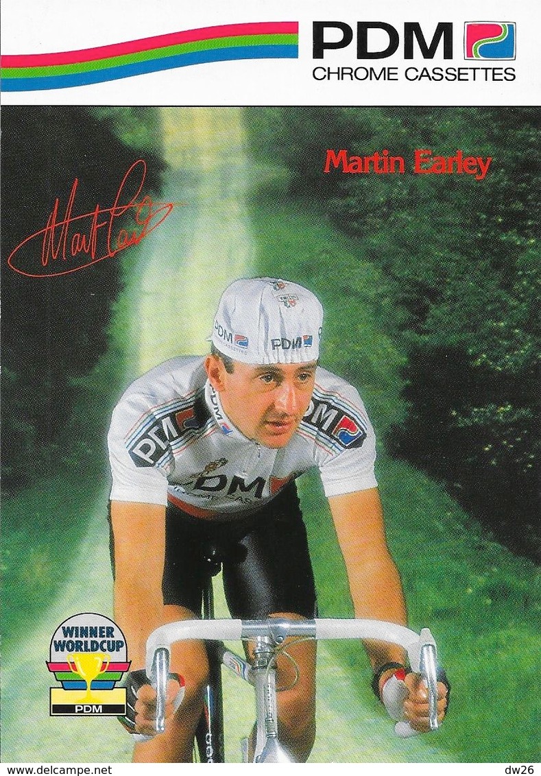 Cycliste: Martin Earley, Equipe De Cyclisme Professionnel: Team PDM Concorde, Irlande 1990 - Sports