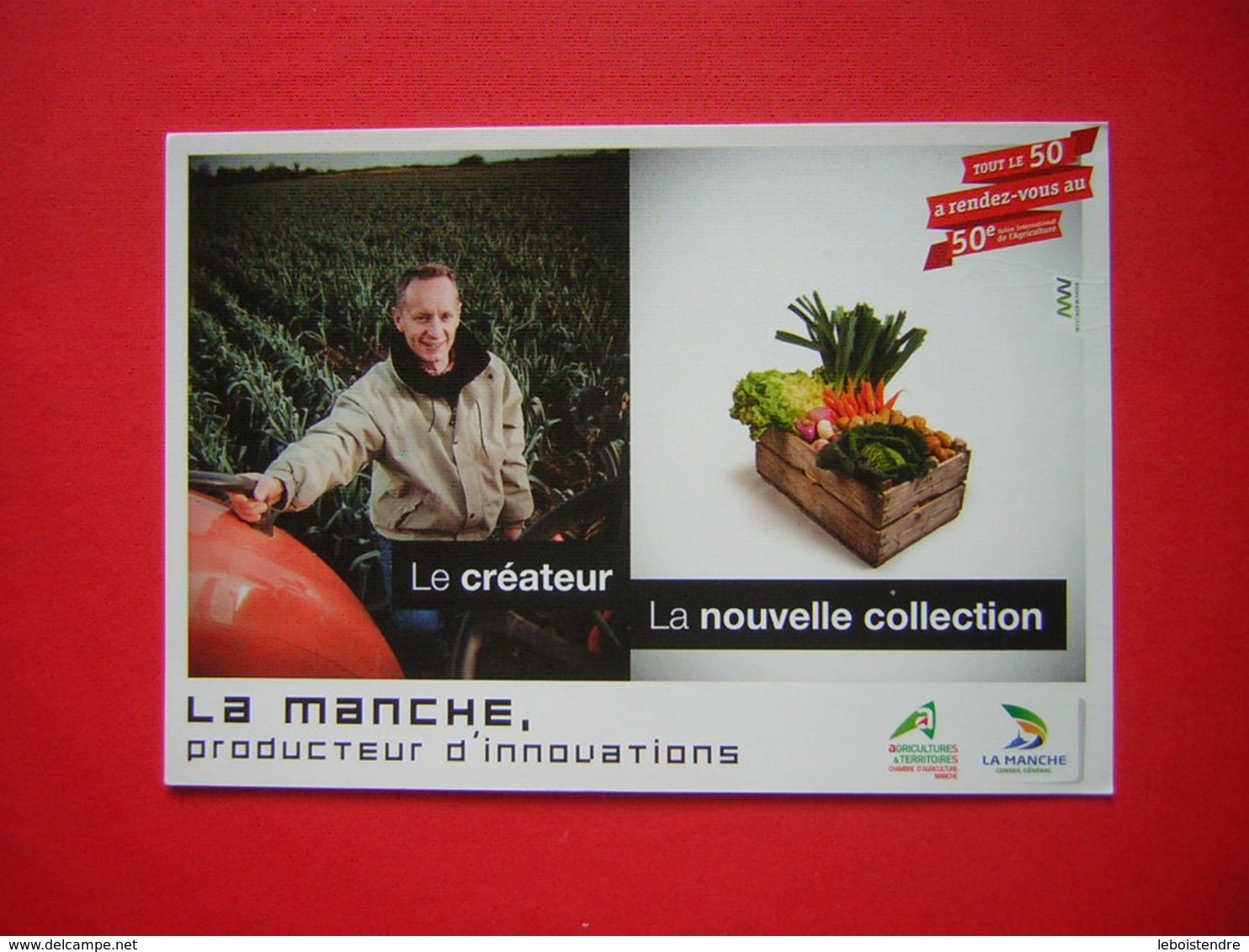 CPM LA MANCHE PRODUCTEUR D'INNOVATIONS   TOUT LE 50 A RENDEZ VOUS AU 50e SALON  INTERNATIONAL DE L'AGRICULTURE - Autres & Non Classés