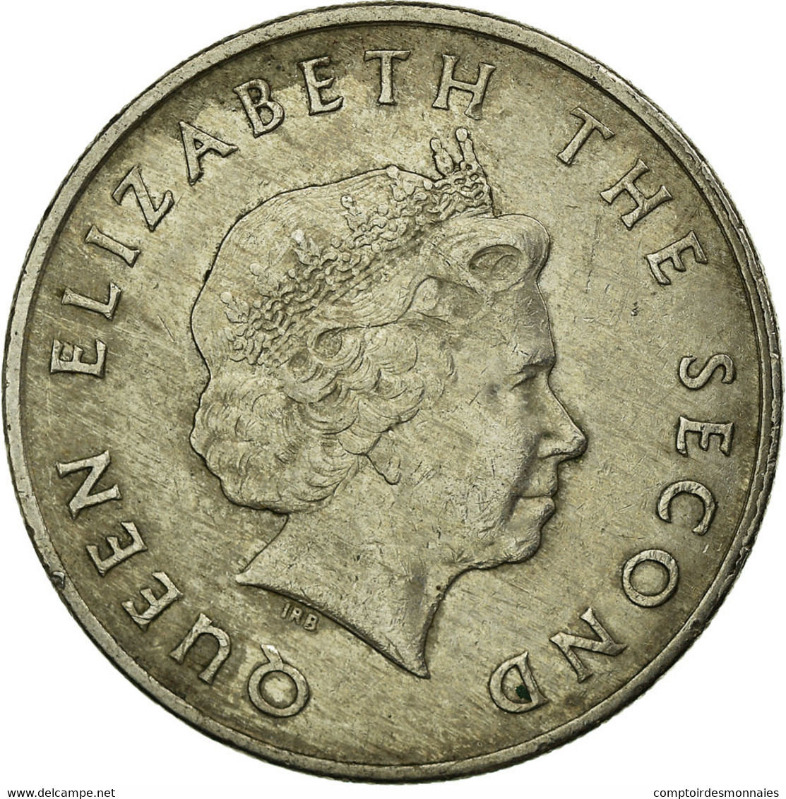 Monnaie, Etats Des Caraibes Orientales, Elizabeth II, 25 Cents, 2007, British - East Caribbean States