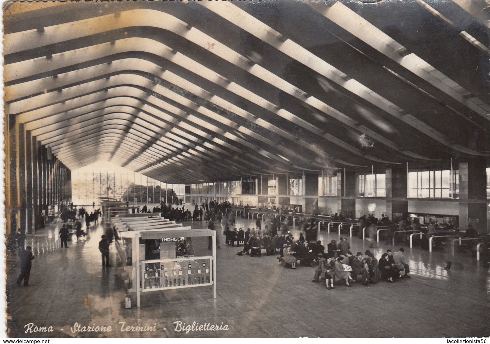 9315-ROMA - STAZIONE TERMINI - BIGLIETTERIA-FG - Gares - Sans Trains