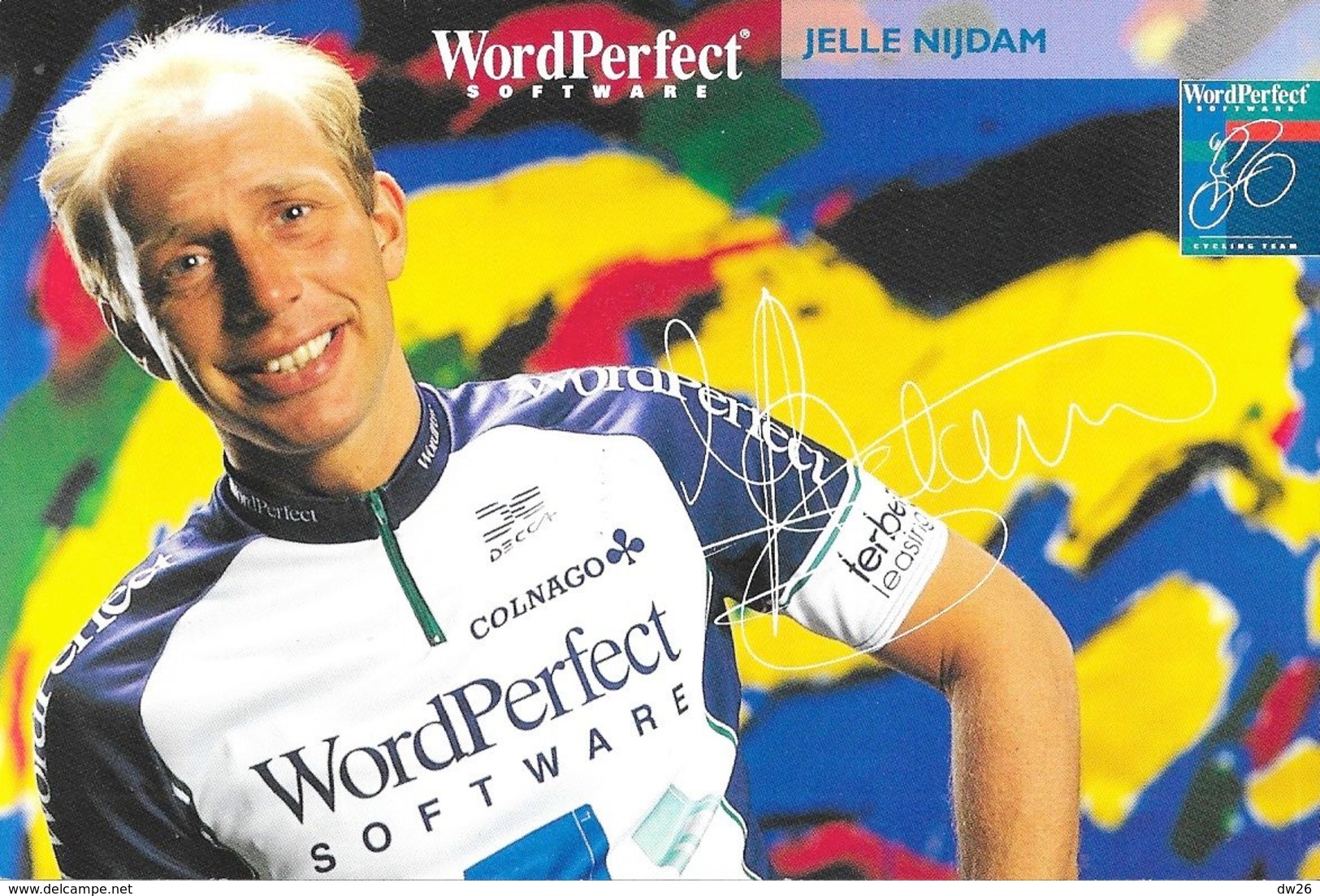 Cycliste: Jelle Nijdam, Equipe De Cyclisme Professionnel: Team Wordperfect Software, Holland 1993 - Deportes