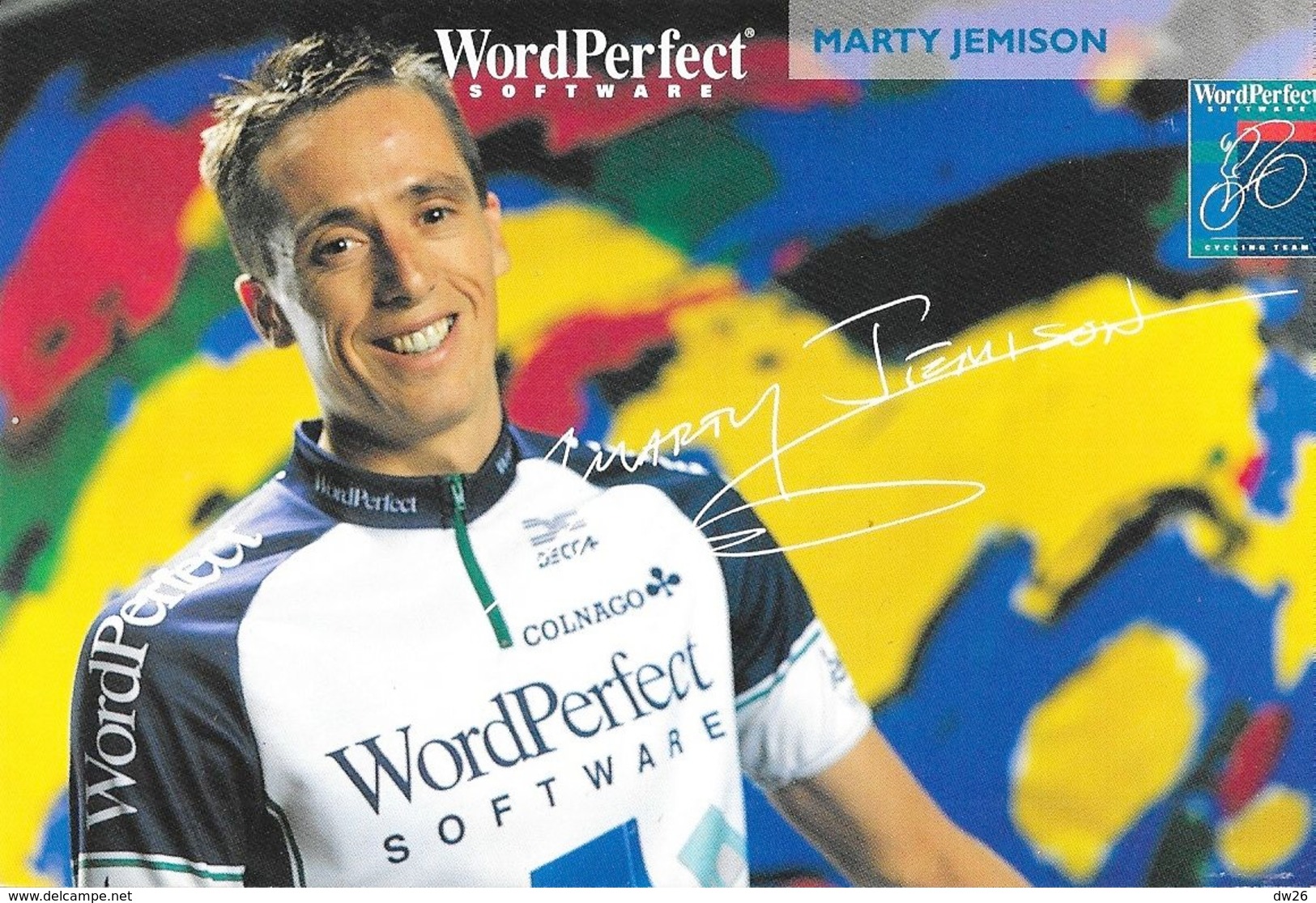 Cycliste: Marty Jemison, Equipe De Cyclisme Professionnel: Team Wordperfect Software, Etats Unis 1993 - Sports