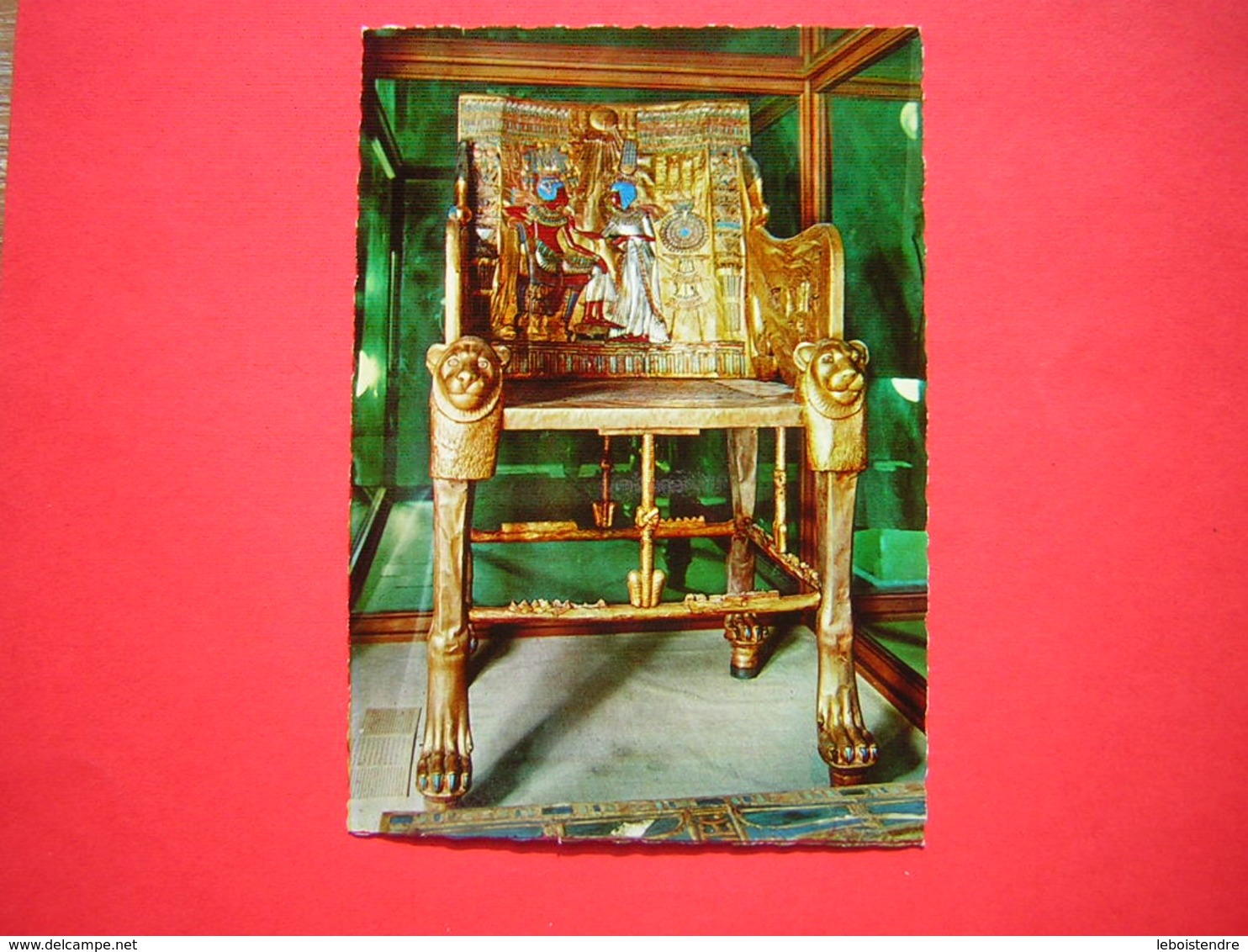 CPSM THE THRONE OF KING TUT ANKH AMUN  NON VOYAGEE - Ancient World