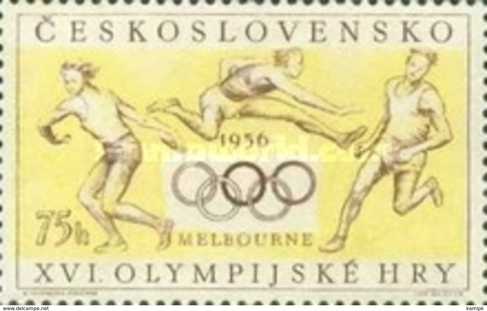 USED STAMPS Czechoslovakia - Sports Events Of -1956 - Gebruikt