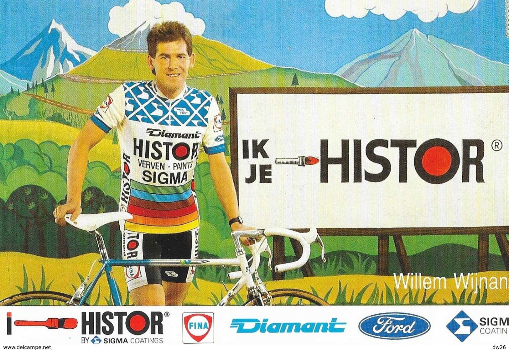 Cycliste: Willem Wijnant, Equipe De Cyclisme Professionnel: Team Histor Sigma, Belge 1989 - Deportes