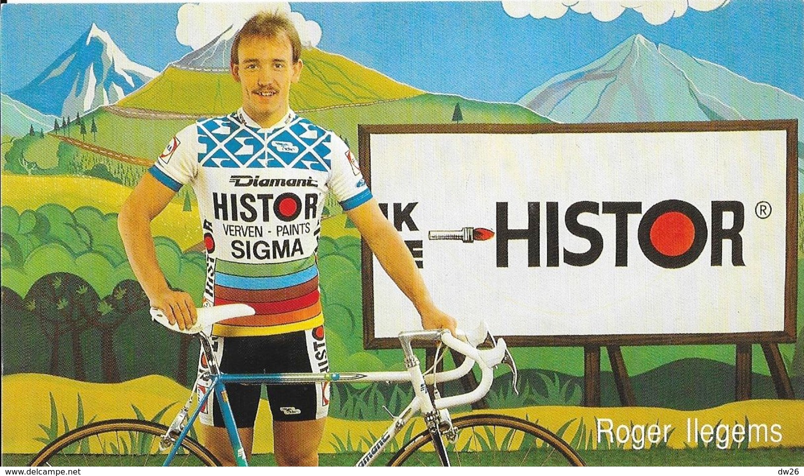 Cycliste: Roger Llegems, Equipe De Cyclisme Professionnel: Team Histor Sigma, Belge 1989 - Deportes