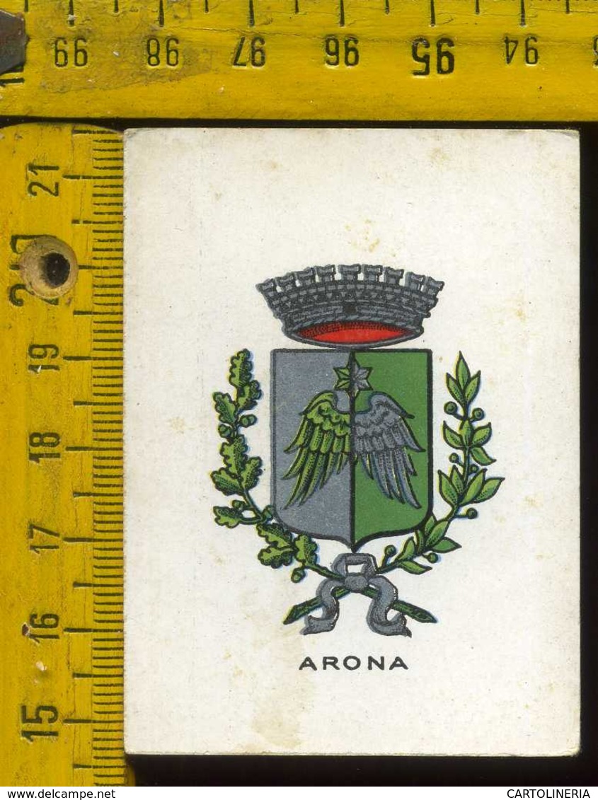 Figurina Brioschi Araldica Stemmi Città Italiane Serie 2 N° 63 Arona - Altri & Non Classificati