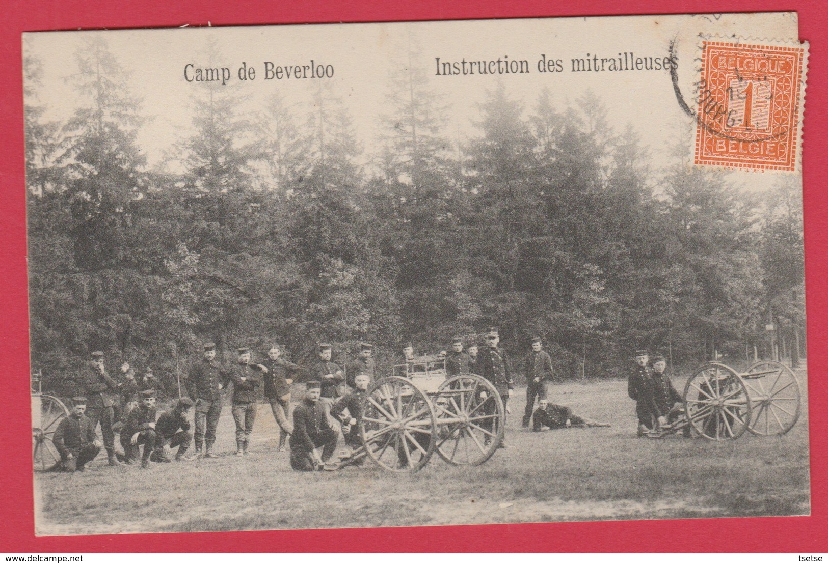 Kamp Van Beverlo / Camp De Beverloo ... Instruction Des Mitrailleuses - 1913 ( Verso Zien ) - Leopoldsburg (Beverloo Camp)