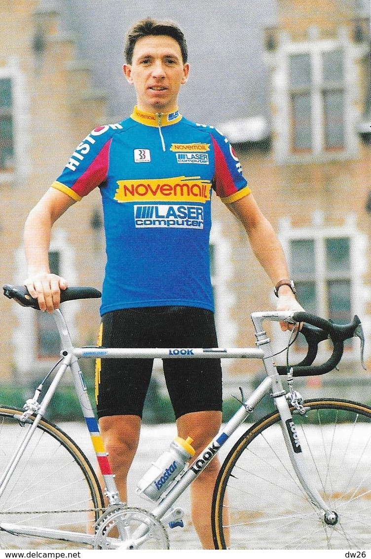 Cycliste: Bruno Cornillet, Equipe De Cyclisme Professionnel: Team Novemail Laser Computer, France 1993 - Deportes