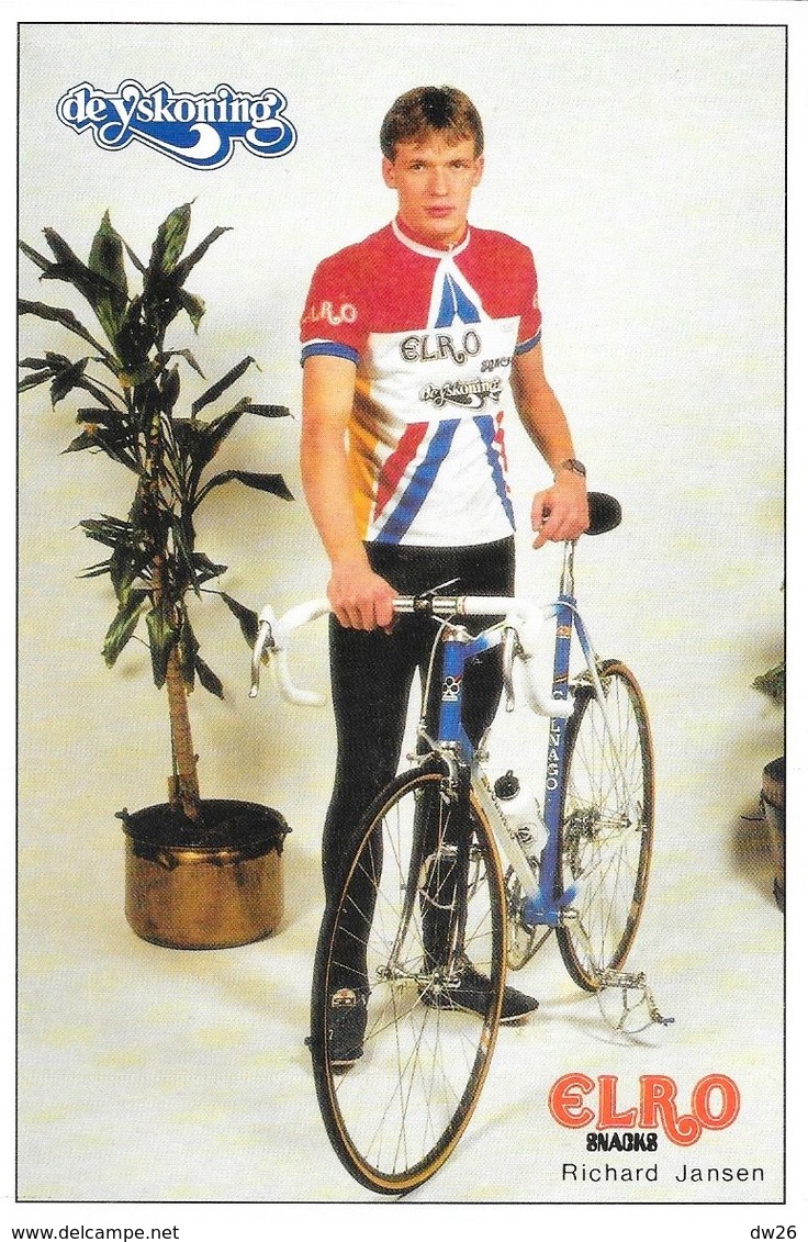 Cycliste: Richard Jansen, Equipe De Cyclisme Professionnel: Team Elro Snacks De Yskoning, Holland 1989 - Deportes