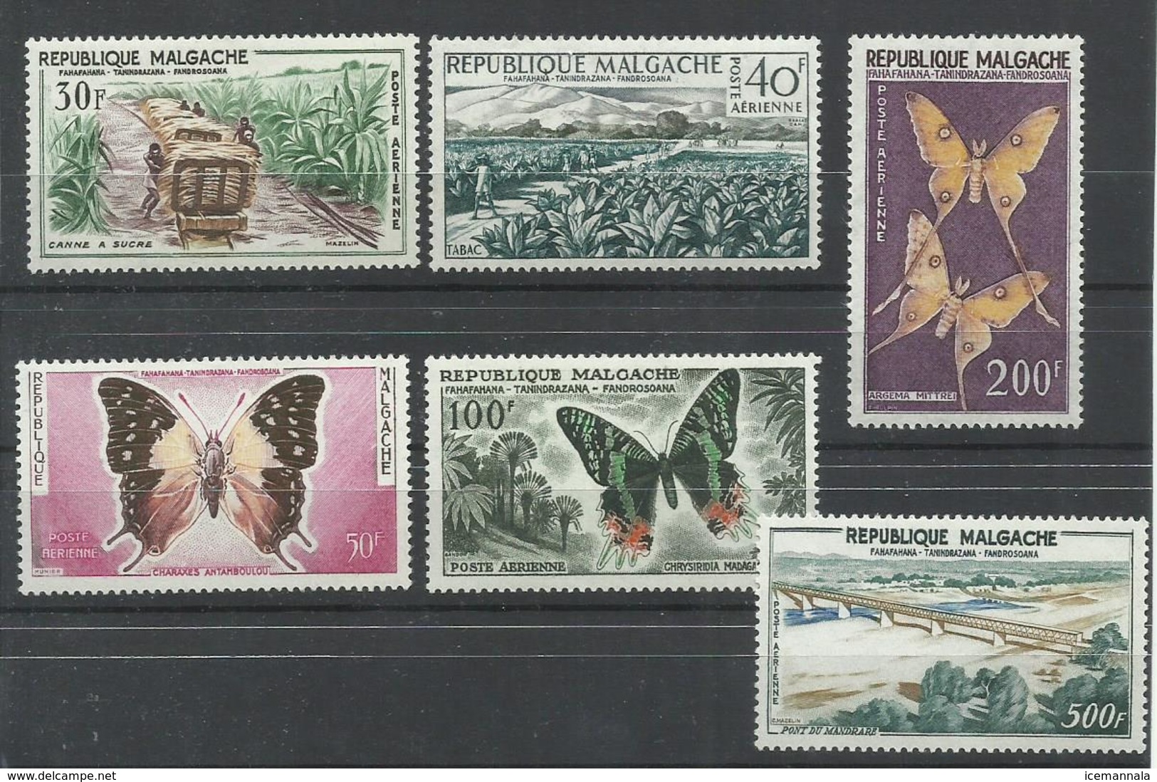 MADAGASCAR YVERT AEREO 78/83  MNH  ** - Madagascar (1960-...)