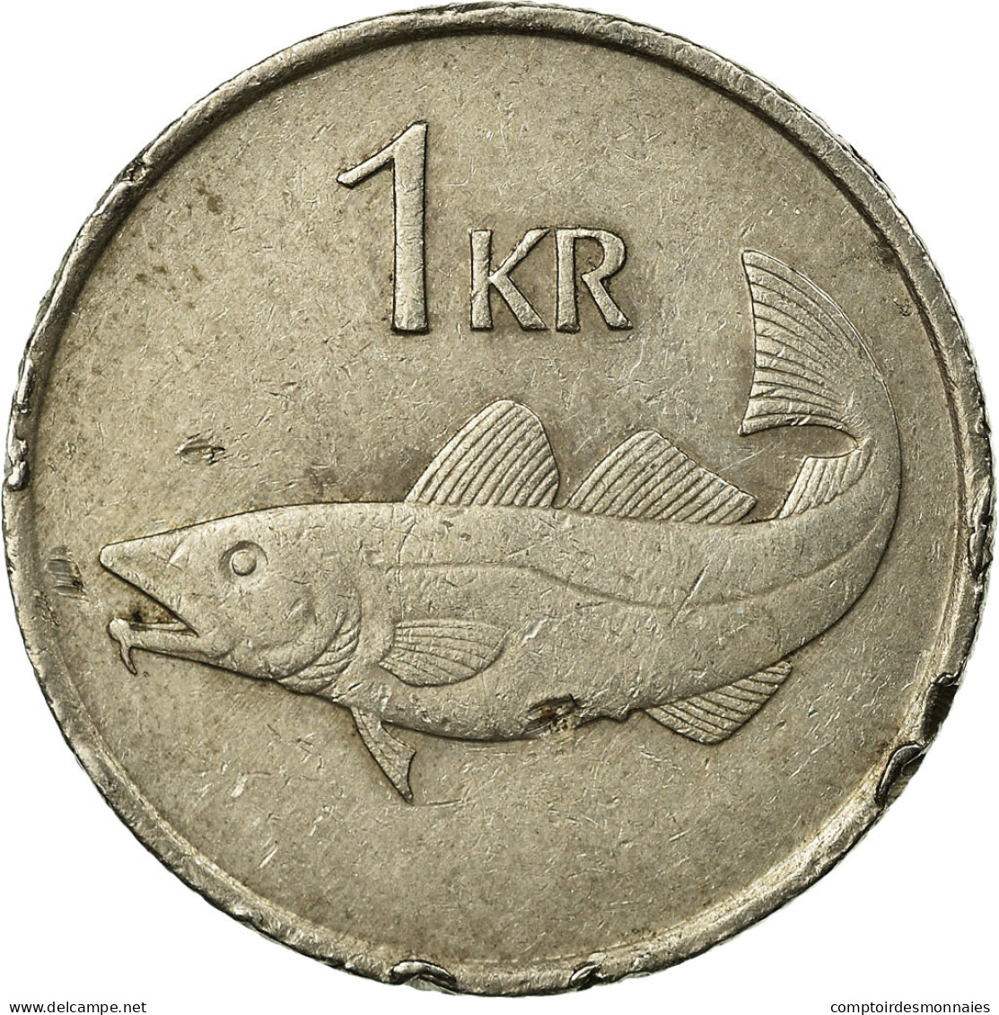 Monnaie, Iceland, Krona, 1981, TB+, Copper-nickel, KM:27 - Islande