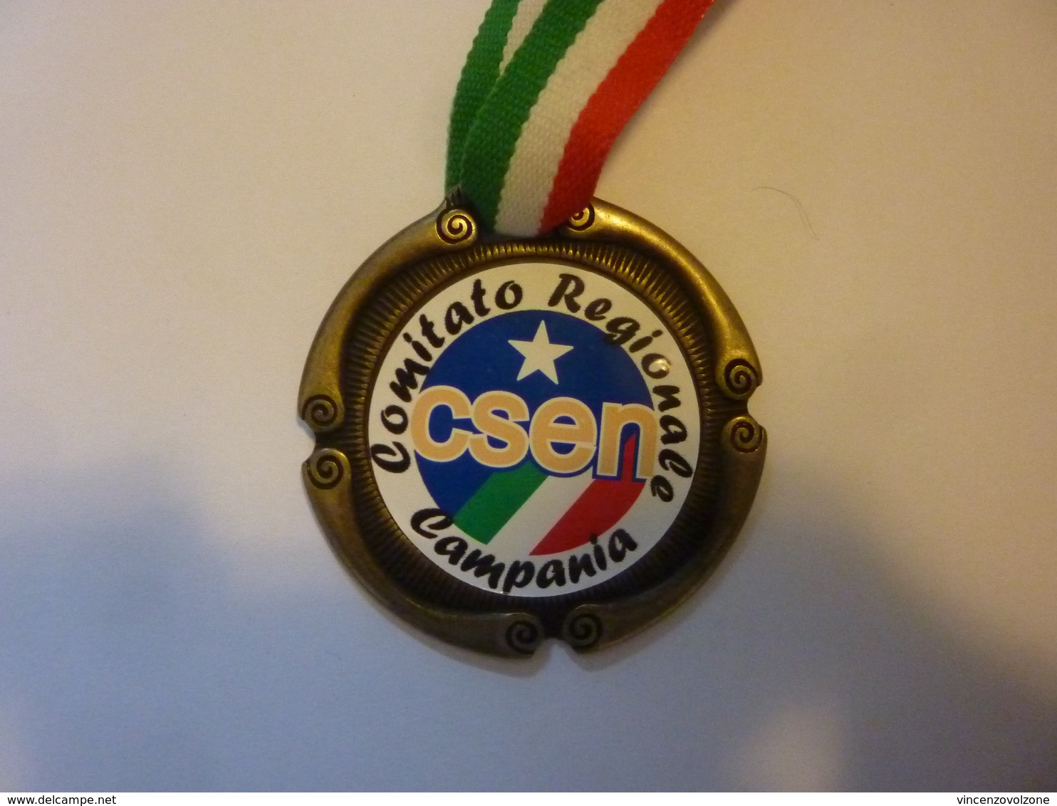 Medaglia Sportiva "COMITATO REGIONALE CSEN CAMPANIA  2° TORNEO NAZIONALE  TAEKWONDO POZZUOLI 2007" - Professionali/Di Società