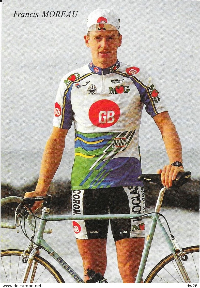 Cycliste: Francis Moreau, Equipe De Cyclisme Professionnel: Team GB MG Maglificio, France 1992 - Cyclisme