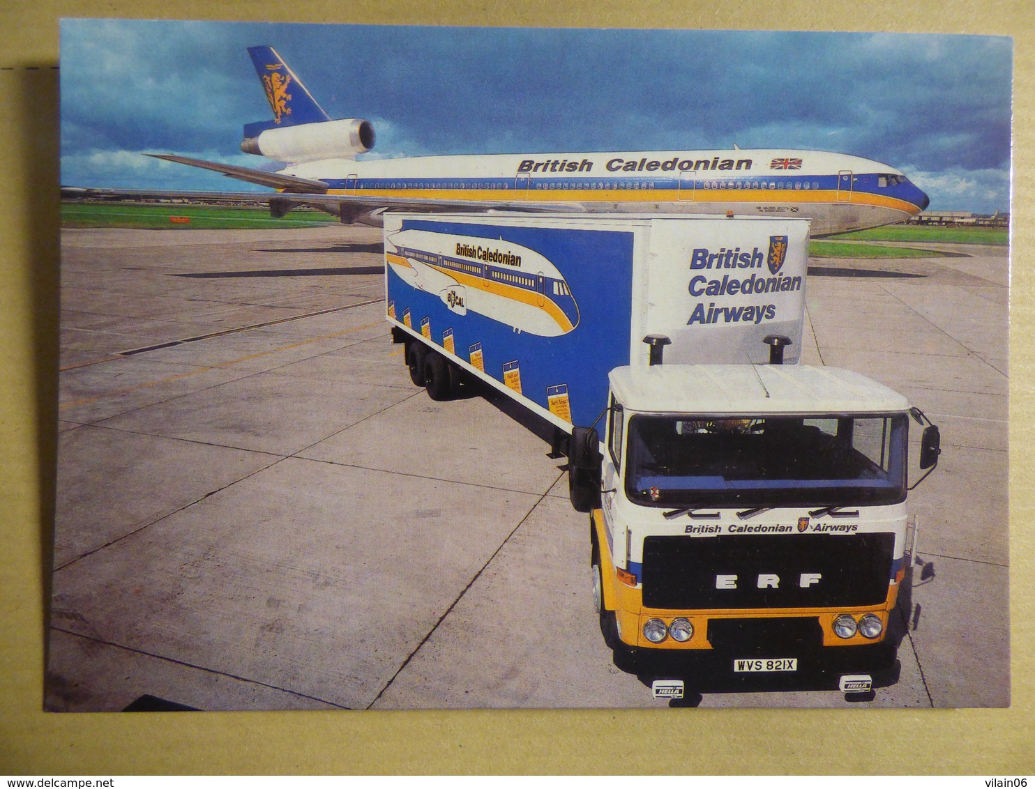 BRITISH CALEDONIAN CARGO  DC 10 30   AIRLINE ISSUE / CARTE COMPAGNIE - 1946-....: Ere Moderne