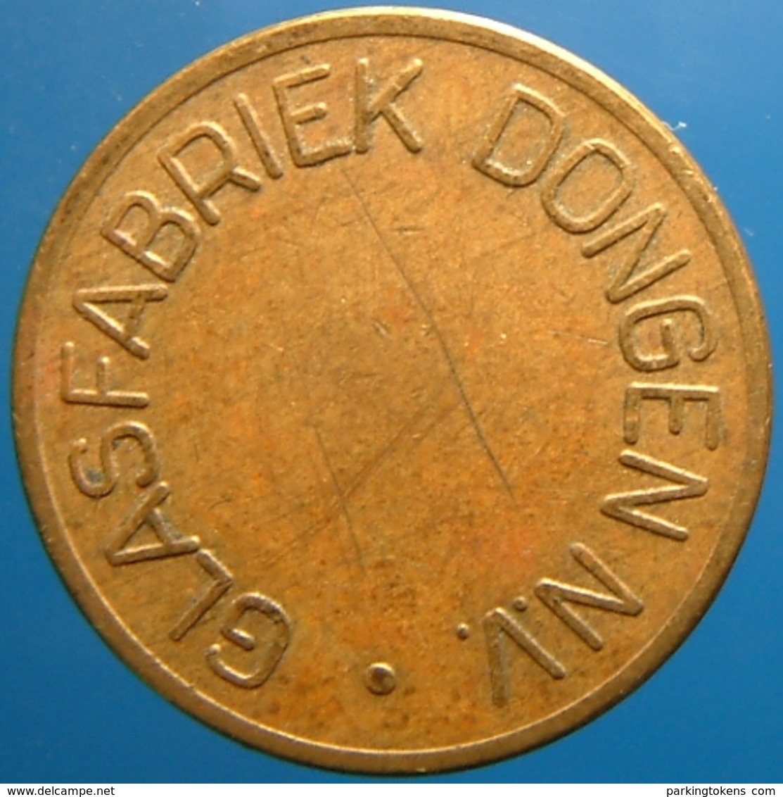 KB176-1 - GLASFABRIEK DONGEN NV - Dongen - B 20.0mm - Koffie Machine Penning - Coffee Machine Token - Professionals/Firms