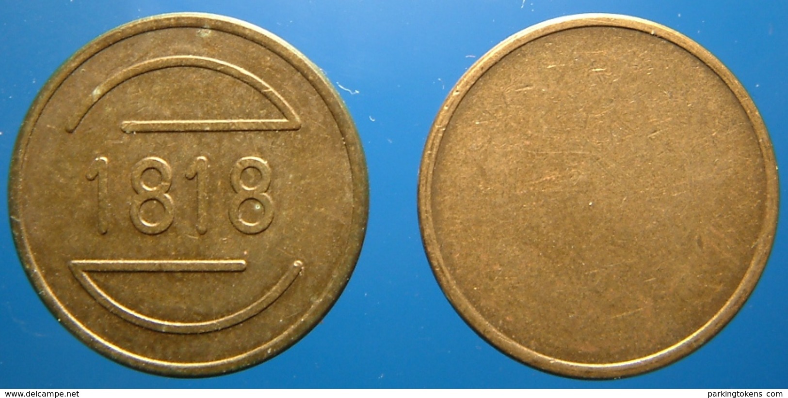 KB179-1 - 1818 De Gruyter - Den Bosch - B 20.0mm - Koffie Machine Penning - Coffee Machine Token - Profesionales/De Sociedad