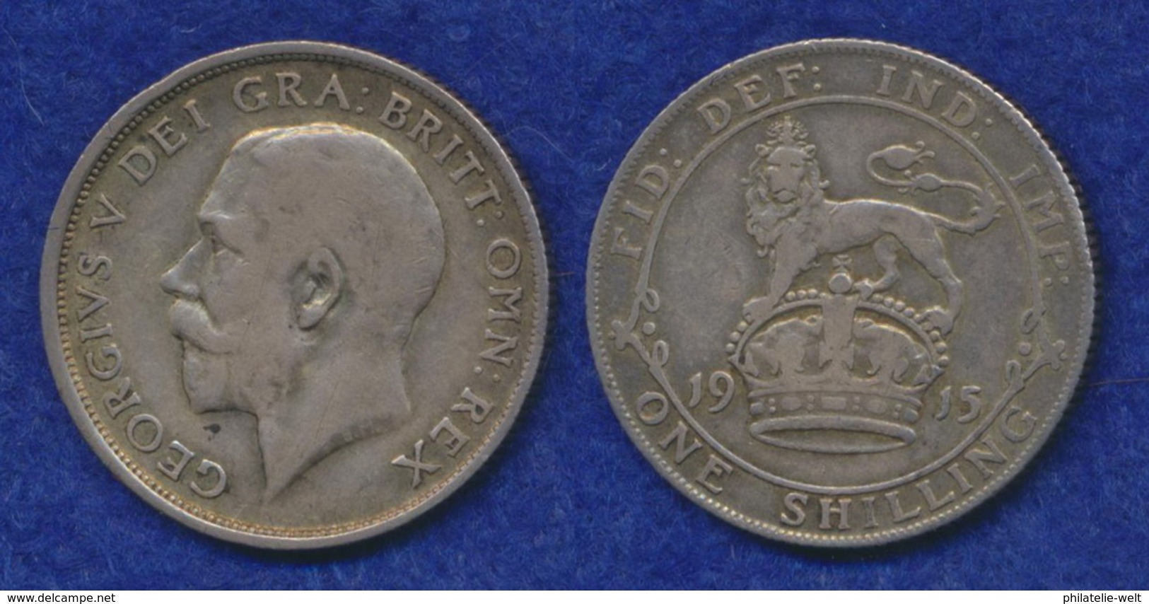 Großbritannien 1 Shilling 1915 Georg V. Ag925 - I. 1 Shilling