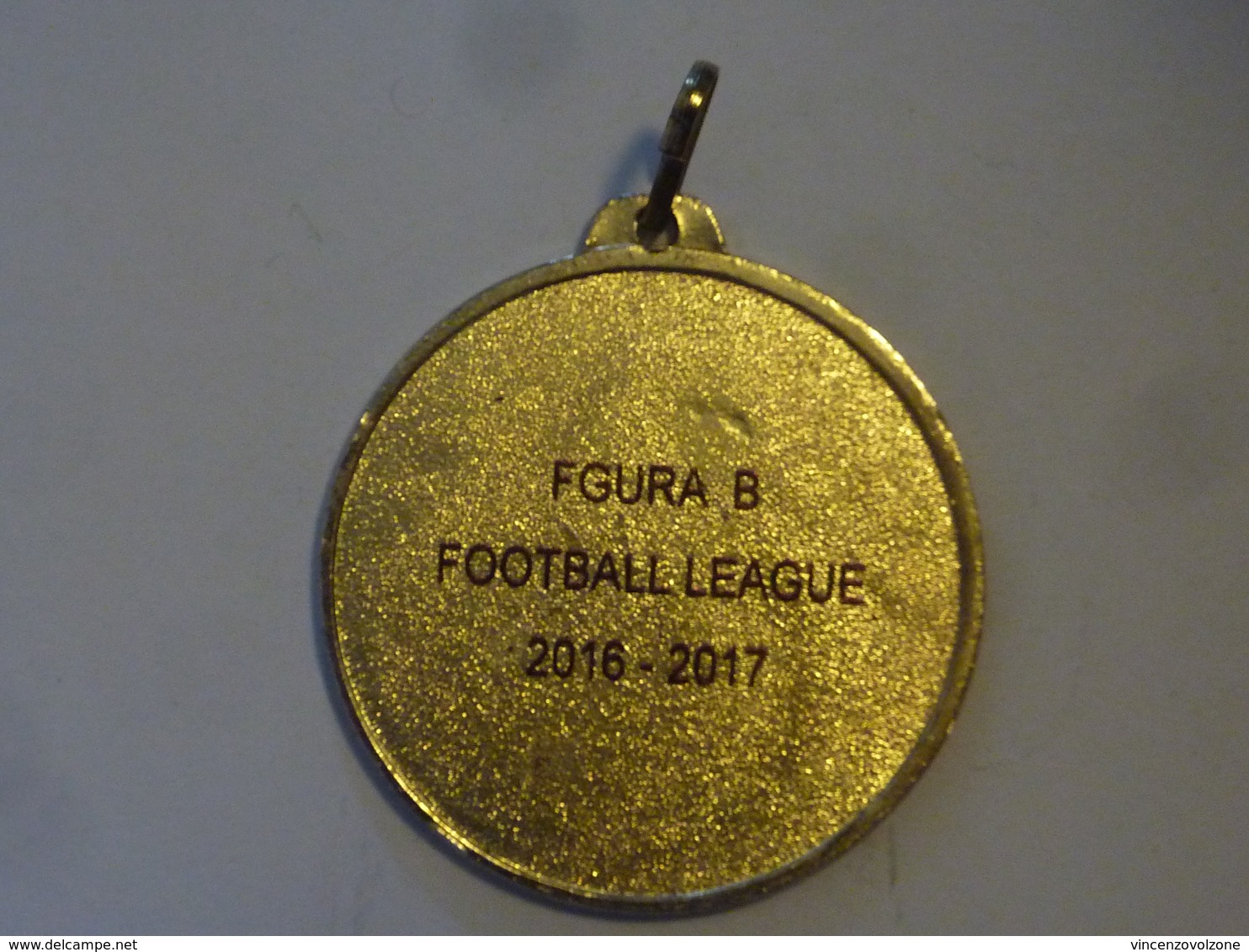 Medaglia Sportiva Malta Calcio "FGURA B FOOTBALL LEAGUE 2016 / 2017" - Professionali / Di Società