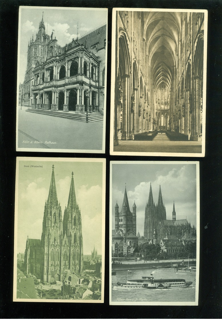 Beau lot de 60 cartes postales d' Allemagne Deutschland Cöln Köln Koeln  Mooi lot van 60 postkaarten  Duitsland Keulen