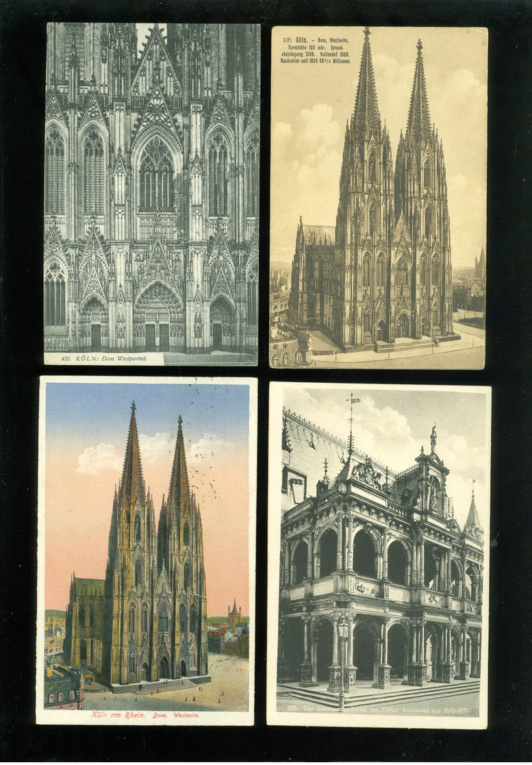 Beau lot de 60 cartes postales d' Allemagne Deutschland Cöln Köln Koeln  Mooi lot van 60 postkaarten  Duitsland Keulen