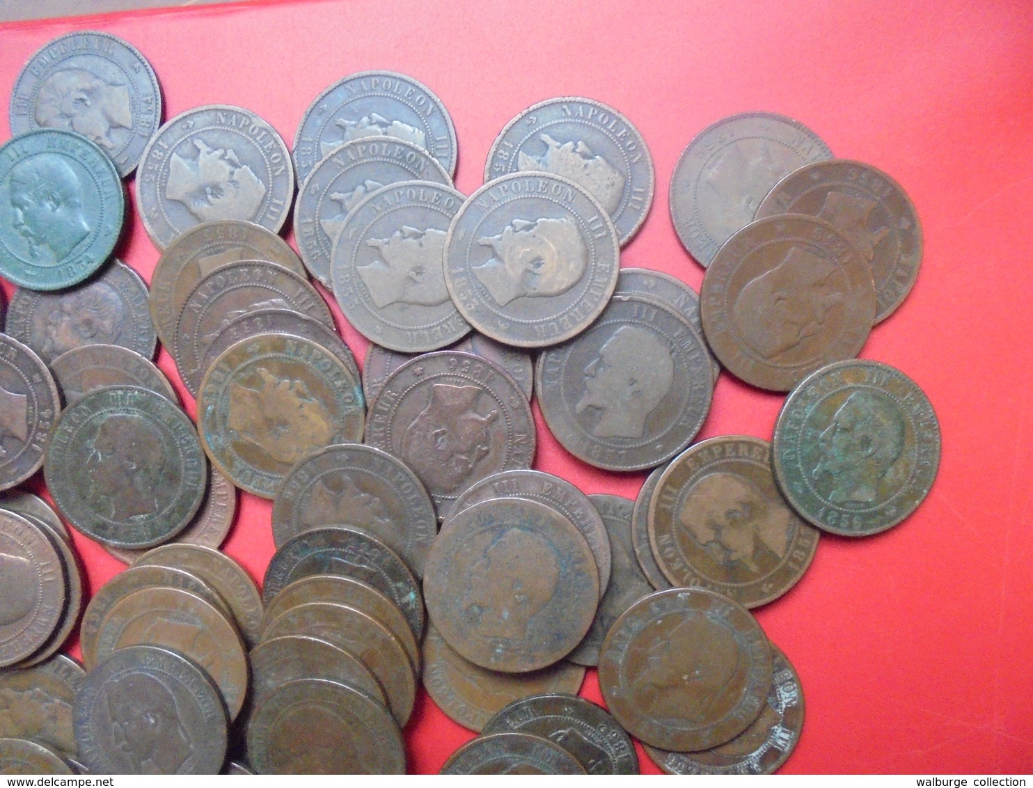 NAPOLEON III 77 MONNAIES DE 10 CENTIMES ENTRE 1852 Et 1865 (VOIR LISTE ) - Mezclas - Monedas