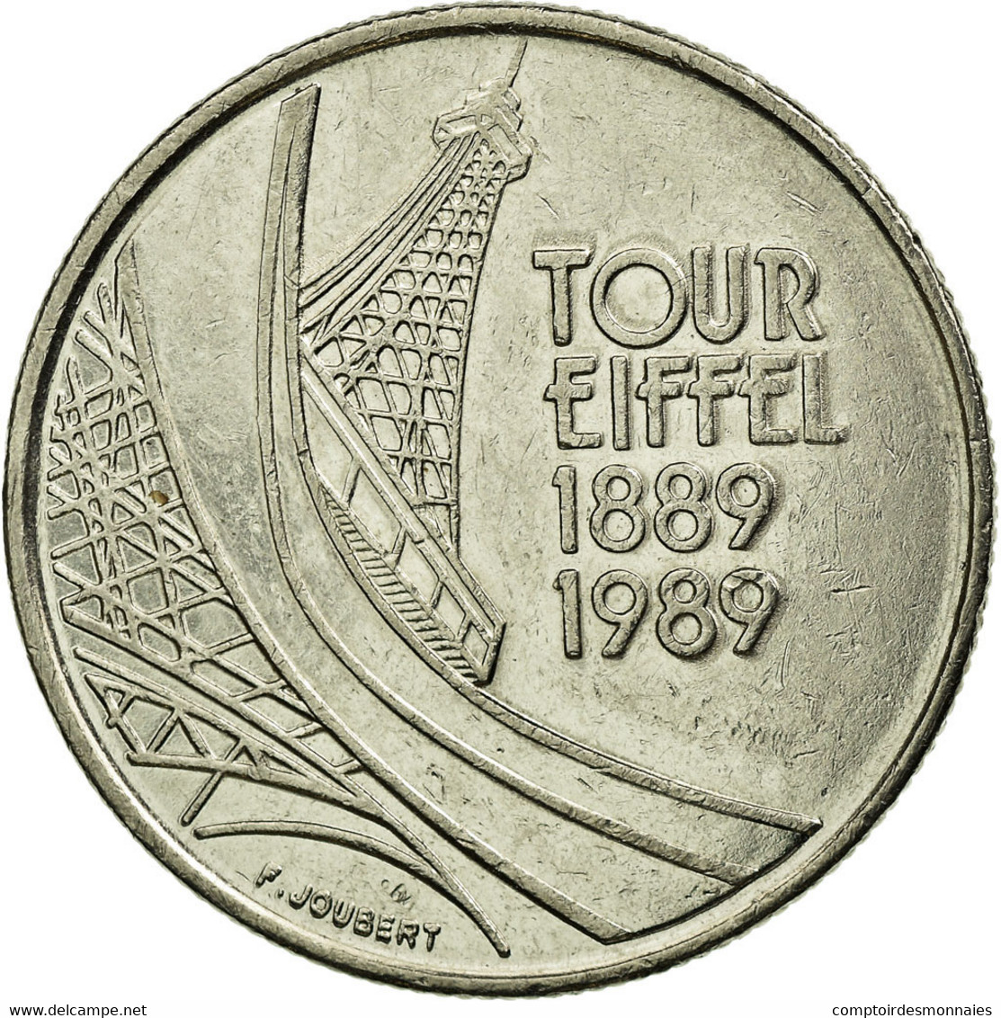 Monnaie, France, Tour Eiffel, 5 Francs, 1989, Paris, TTB, Nickel, Gadoury:772 - Autres & Non Classés