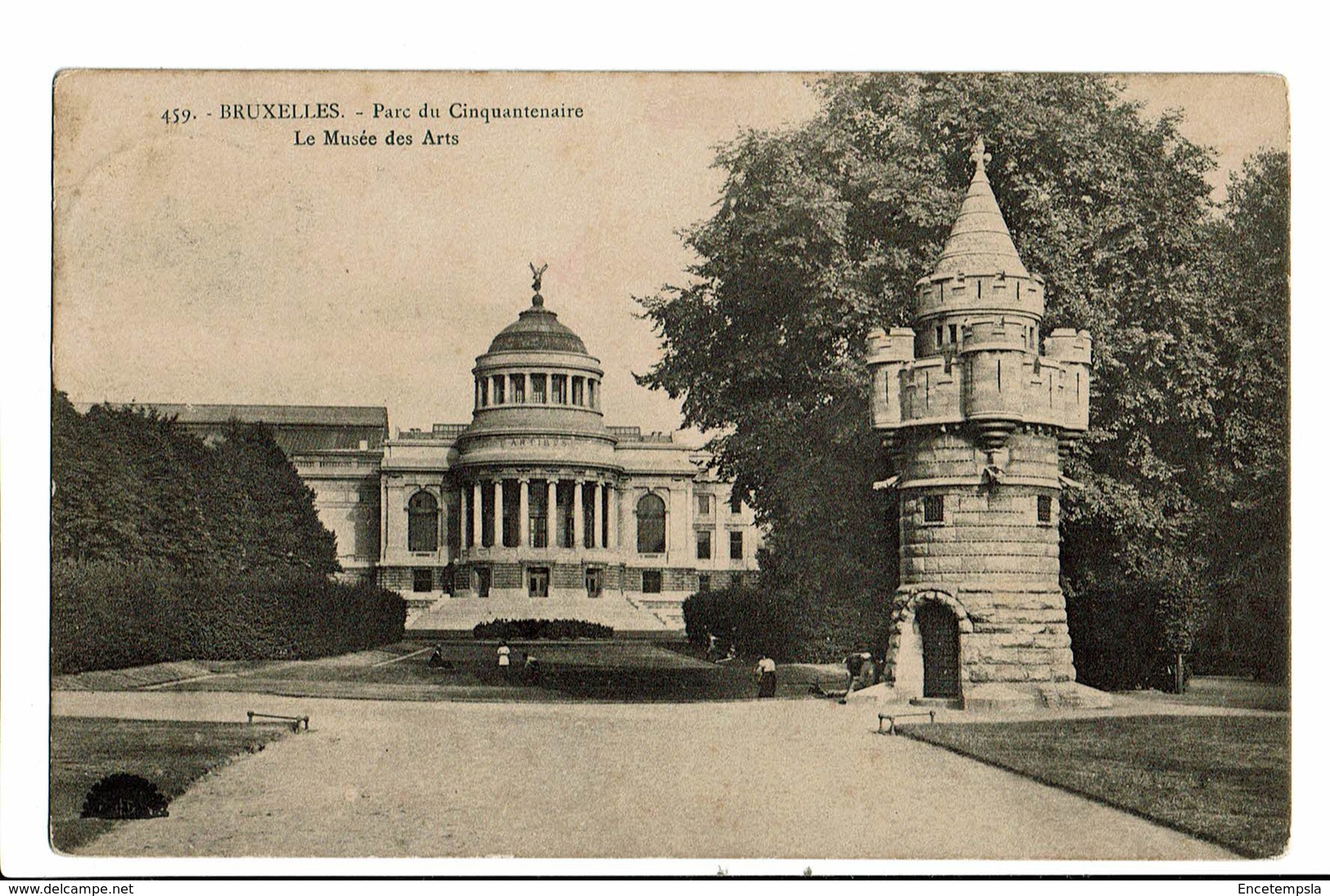 CPA - Carte Postale - Belgique - Bruxelles Parc Du Cinquantenaire- Musée Des Arts-VM1358 - Forêts, Parcs, Jardins