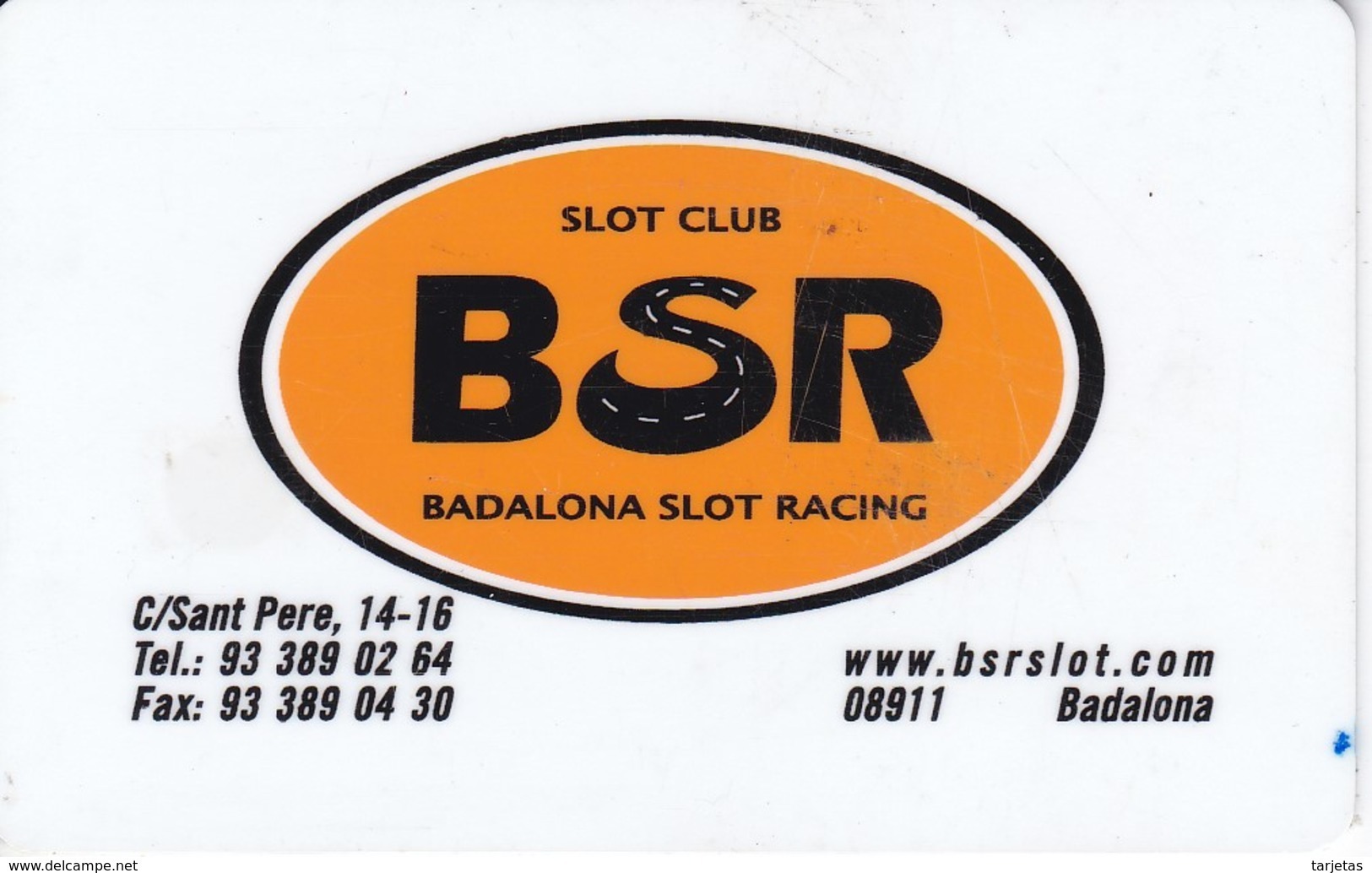 TARJETA CON CHIP DE ELECTRONIC RACING PRODUCTS (BANDERA CARRERAS) - Otros & Sin Clasificación