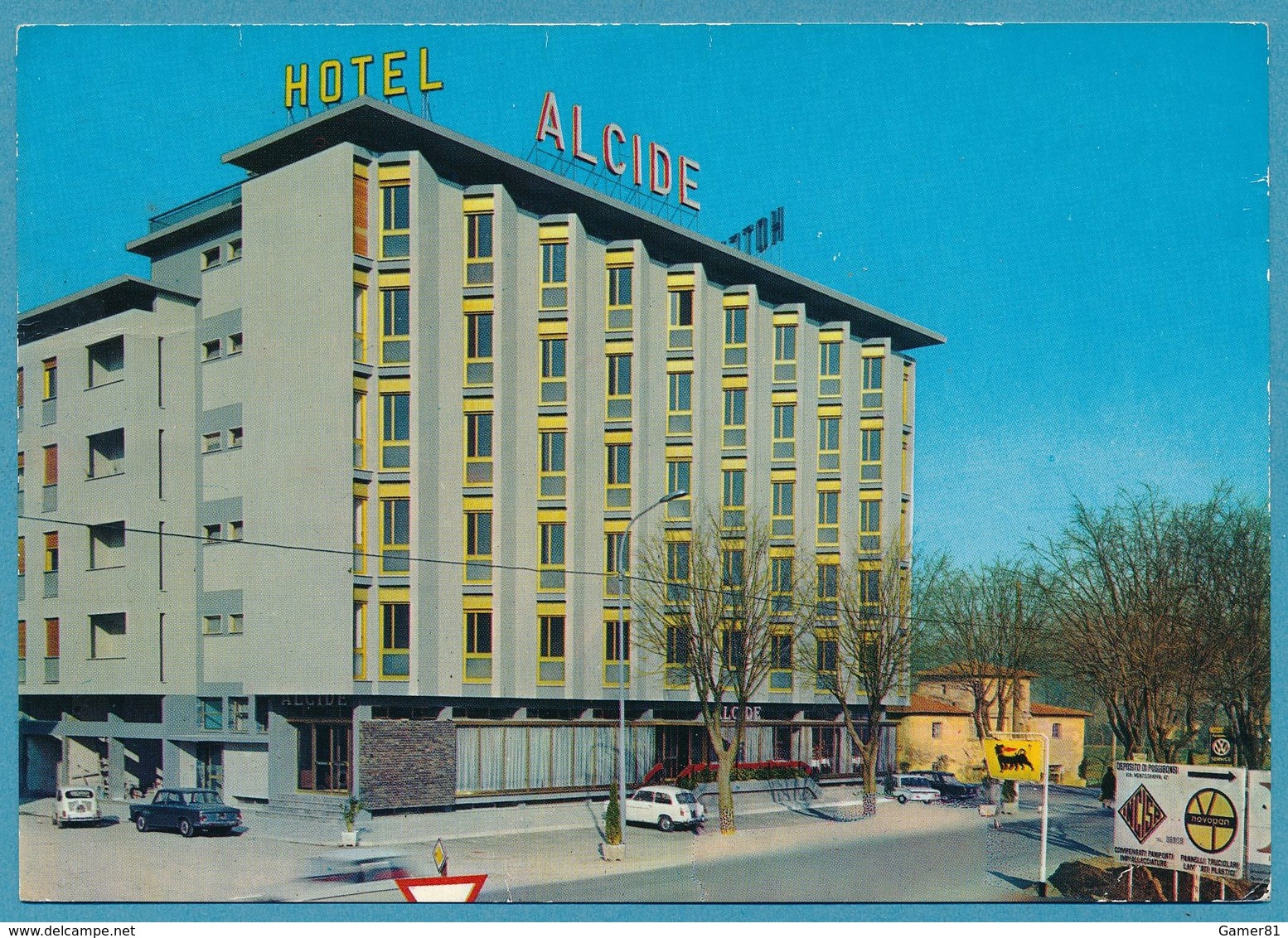 Fiat 600 Lancia Flavia Austin A40 Farina - Hotel Ristorante ALCIDE - POGGIBONSI - Turismo