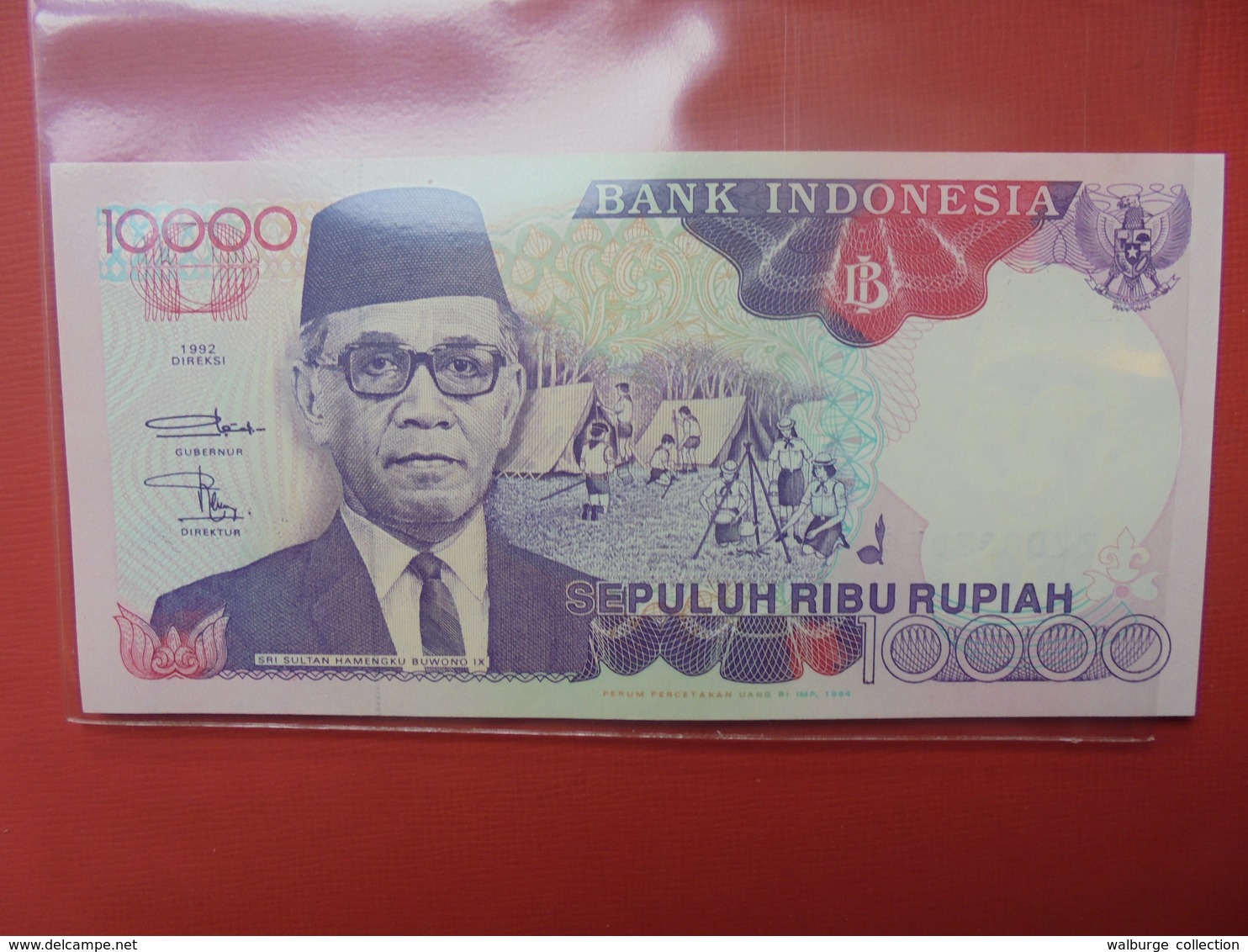 INDONESIE 10.000 RUPIAH 1992 UNC - Indonésie