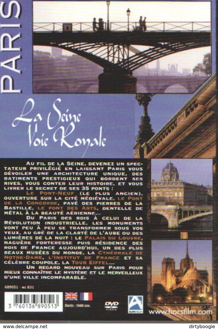 PARIS - La SEINE VOIE ROYALE - DVD - Viajes