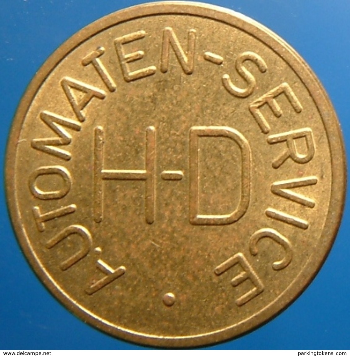 KB191-1 - HD AUTOMATEN SERVICE Van Houdt - Dordrecht - B 20.0mm - Koffie Machine Penning - Coffee Machine Token - Professionals/Firms