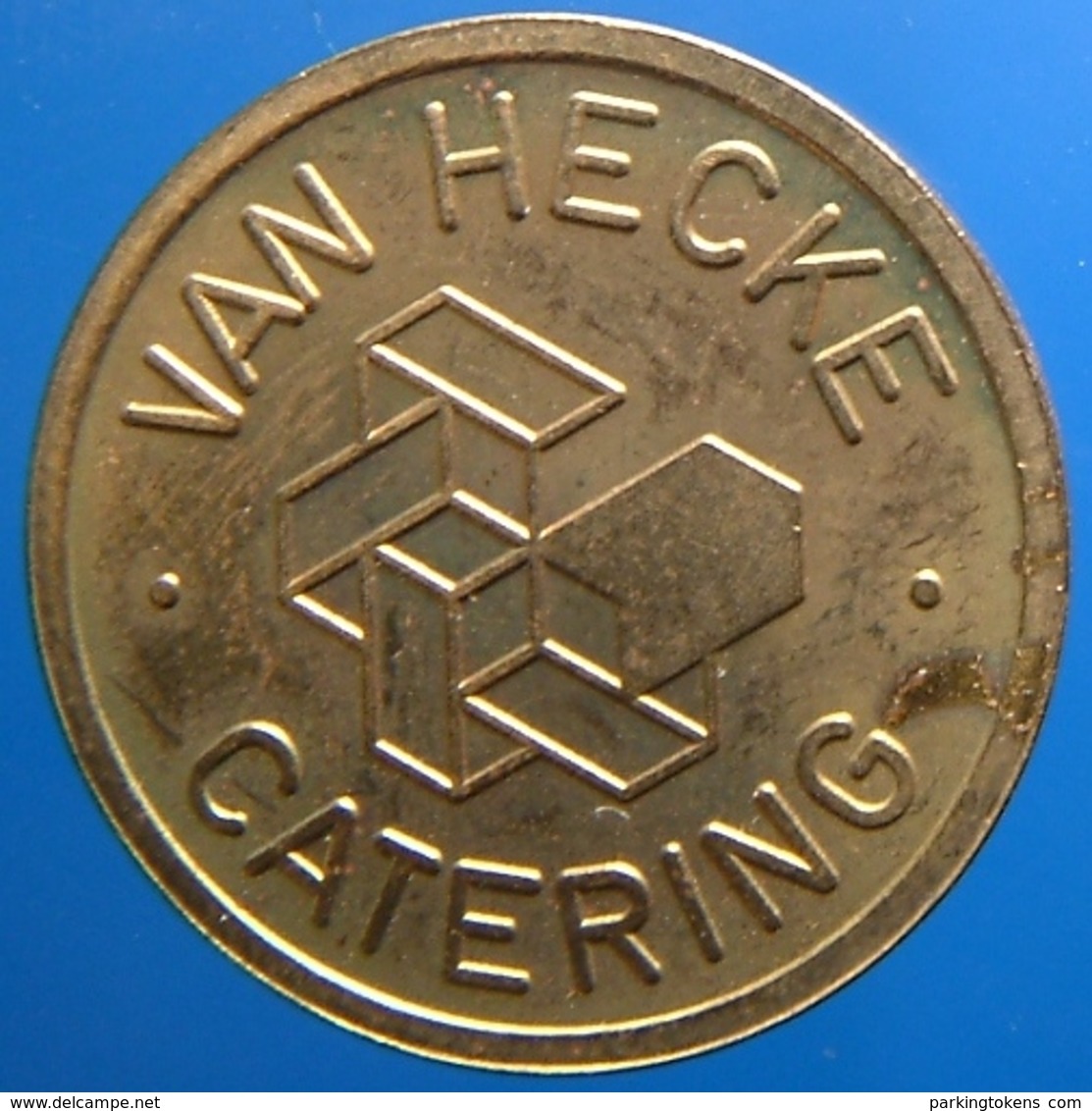 KB192-2 - VAN HECKE CATERING - Rotterdam - B 22.0mm - Koffie Machine Penning - Coffee Machine Token - Professionnels/De Société