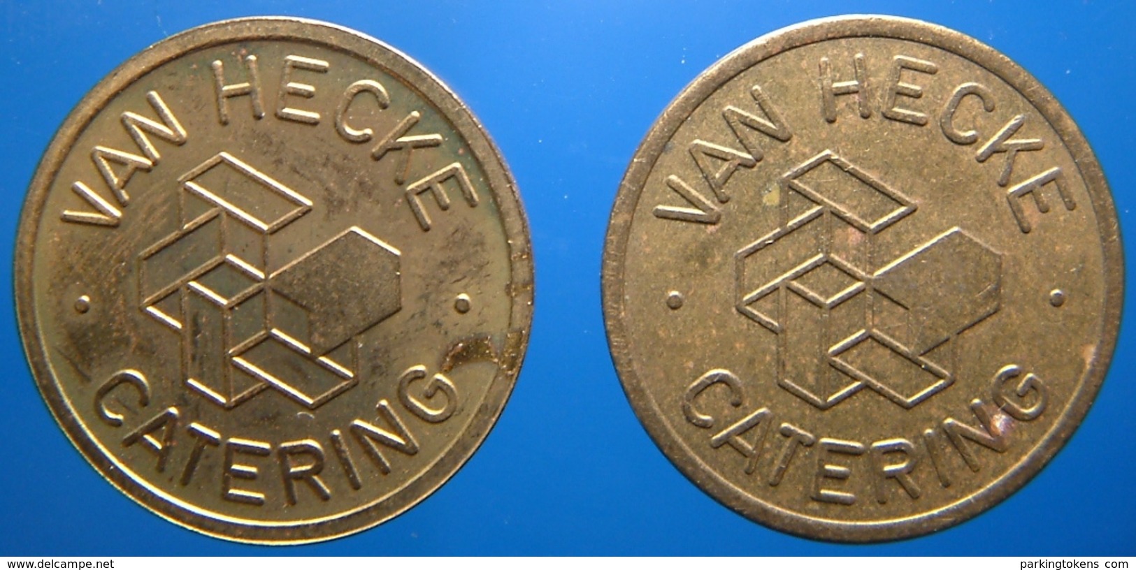 KB192-2 - VAN HECKE CATERING - Rotterdam - B 22.0mm - Koffie Machine Penning - Coffee Machine Token - Firma's