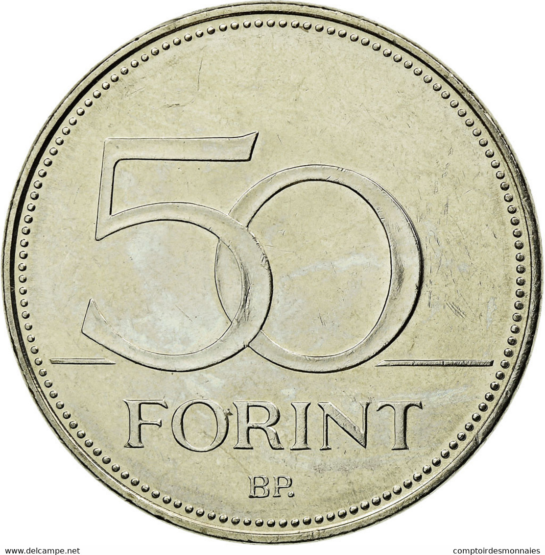 Monnaie, Hongrie, 50 Forint, 2004, Budapest, TTB+, Copper-nickel, KM:697 - Hongrie