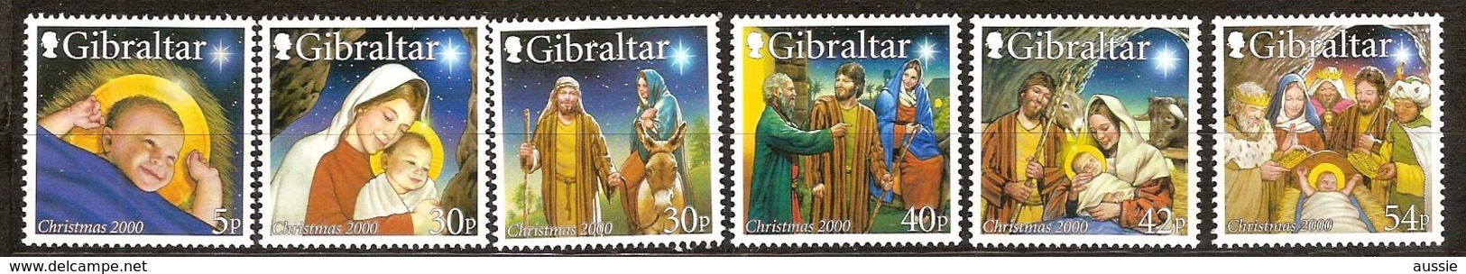 Gibraltar 2000 Yvertn° 946-951 *** MNH Cote 10 Euro Noël Kerstmis Christmas - Gibraltar