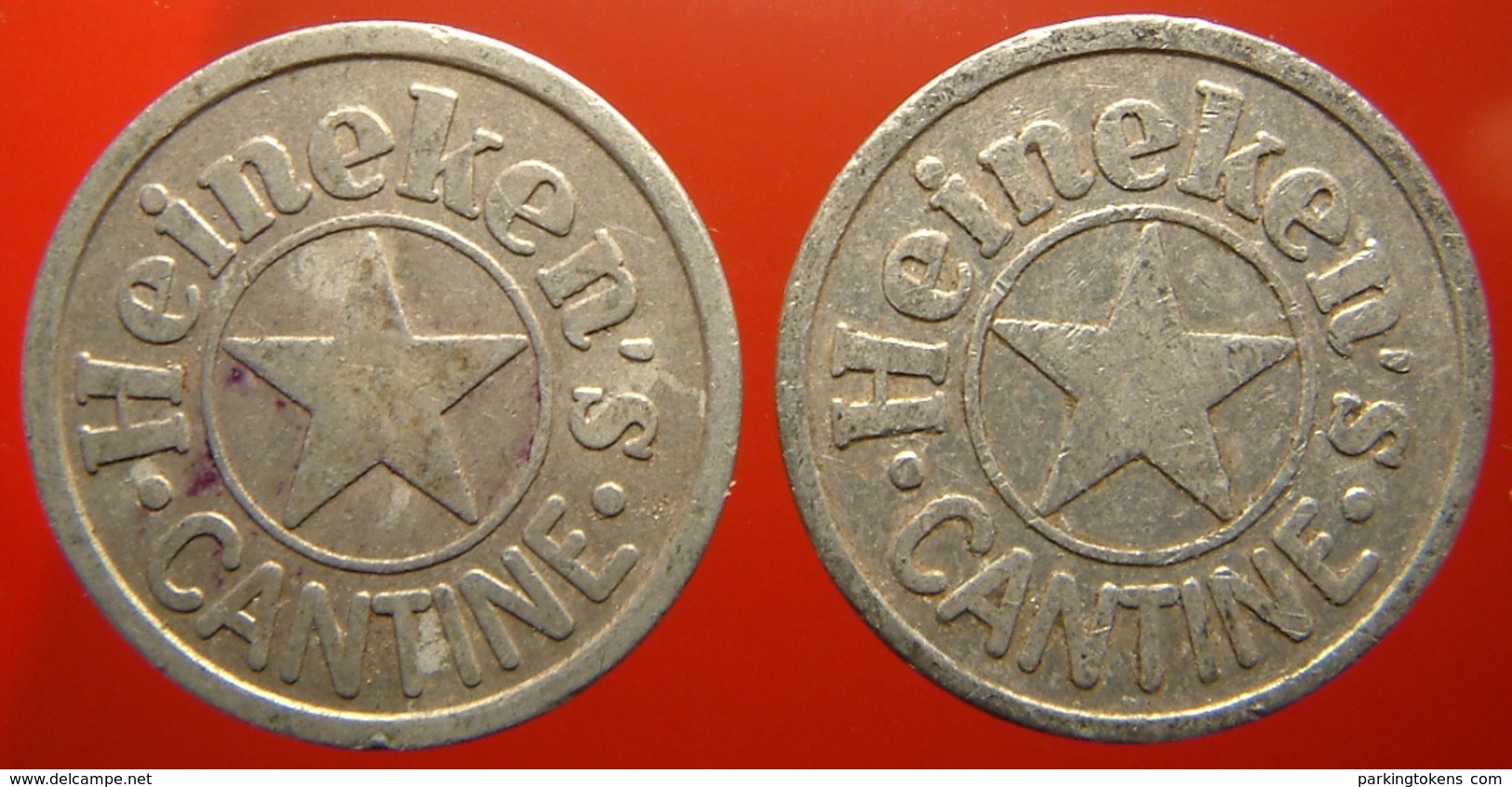 KB194-3 - HEINEKEN CANTINE - Amsterdam - A 22.0mm - (Koffie) Kantine Penning - (Coffee) Machine Token - Firma's