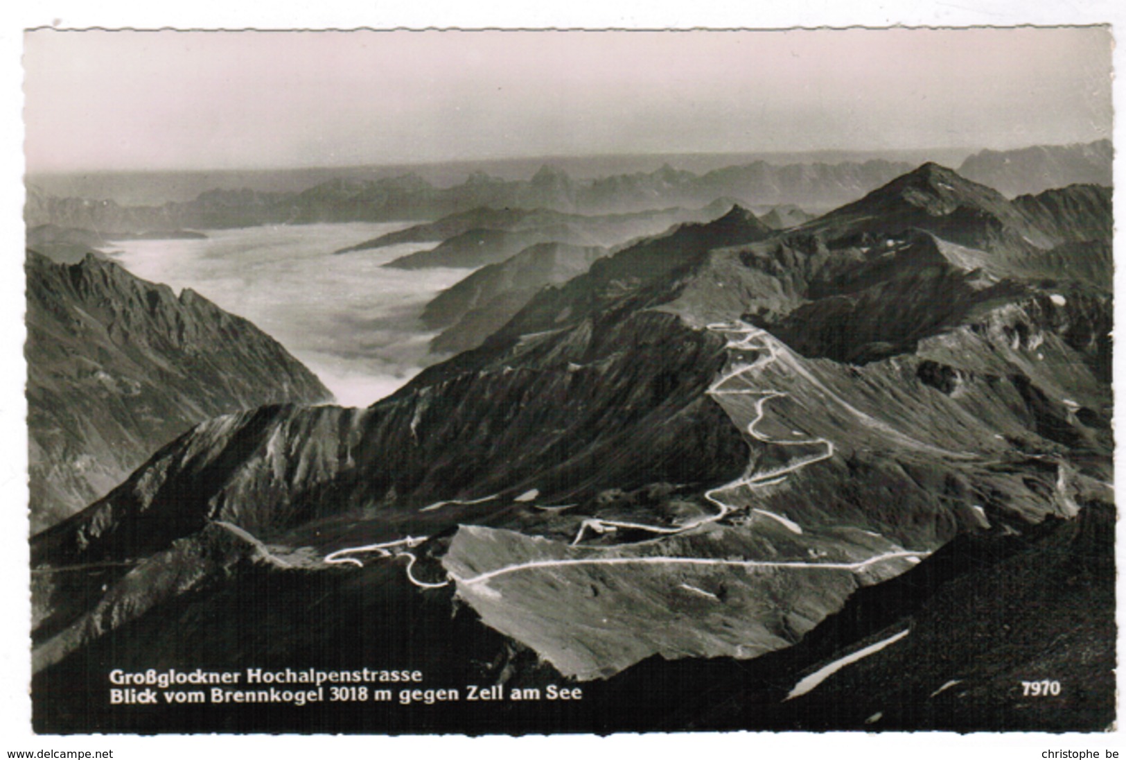 Grossglockner, Hochalpenstrasse, Blick Auf Brennkogel, Gegen Zell Am See (pk55476) - Zell Am See