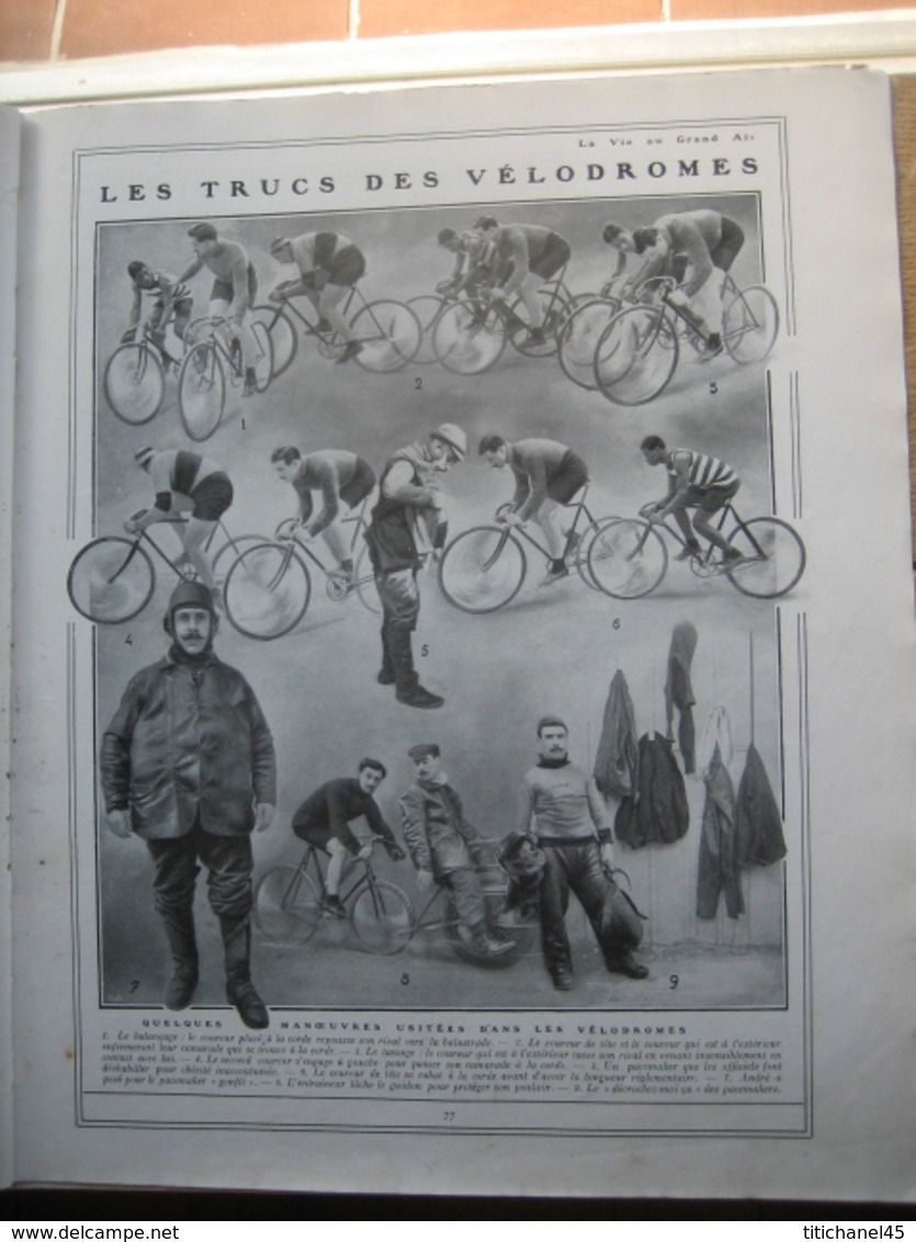 1910 ECOLE D'AVIATION DE PAU/PREMIER VOL AU JAPON/BOXE : M. GAUCHER-W. CURZON/voiturette LAMPLUGH & Cie/CYCLISME