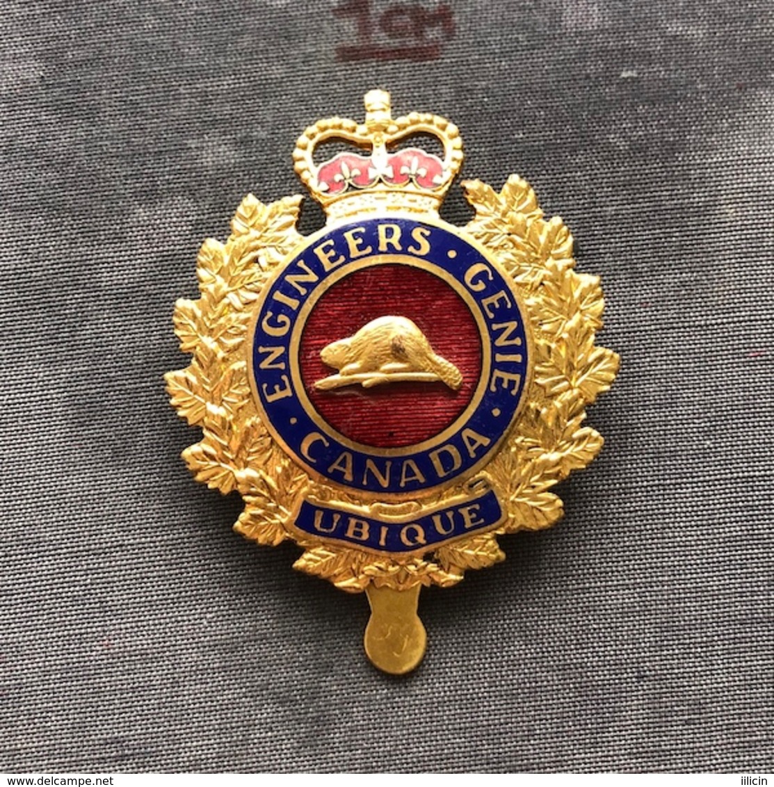 Badge Pin ZN008134 - Military (Army) Police Canada Engineering Branch - Militaria