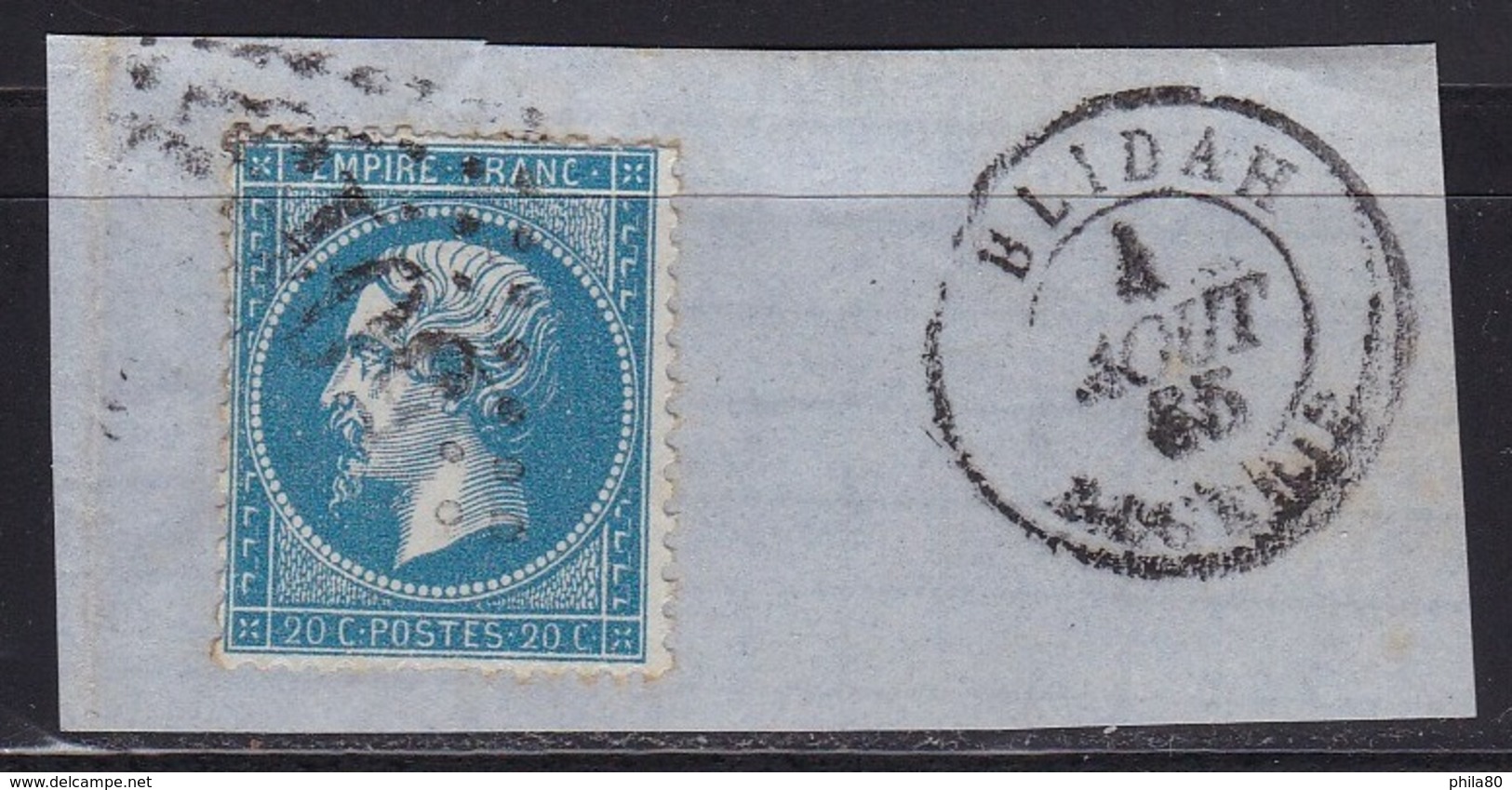 Algerie GC 5013 BLIDAH Sur Napoleon N°22 - 1852 Louis-Napoleon