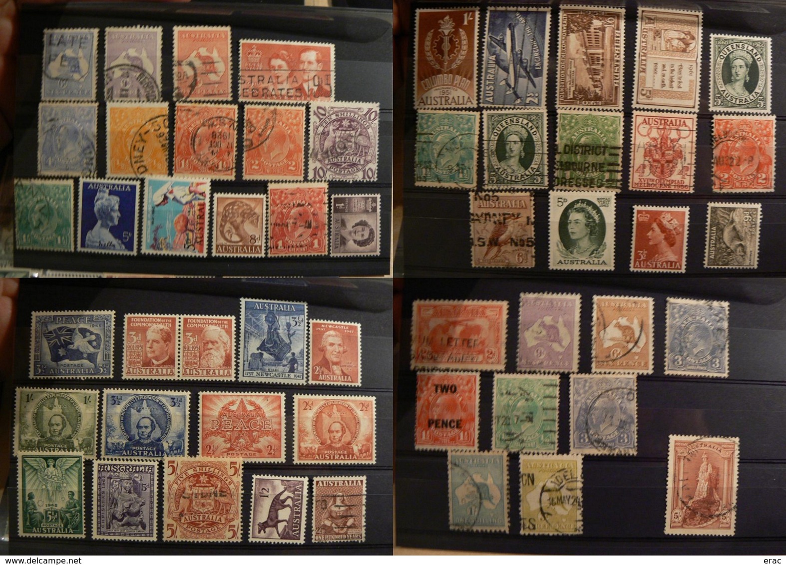 Australie - Lot De Timbres Anciens Neufs Et Oblitérés - Collections (without Album)