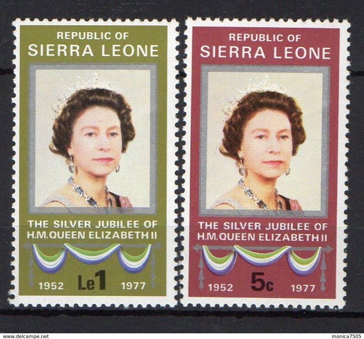 SIERRA-LEONE (  POSTE  ) Y&T N°  403/404  TIMBRES  NEUFS  SANS  TRACE  DE  CHARNIERE . - Sierra Leone (1961-...)