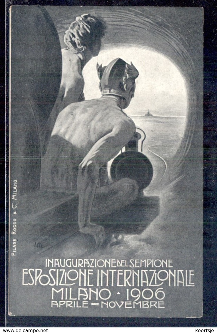 Italië Italy Italien - Inaugurazione Del Sempione Esposizione Internazionale Milano -  1906 - Andere & Zonder Classificatie