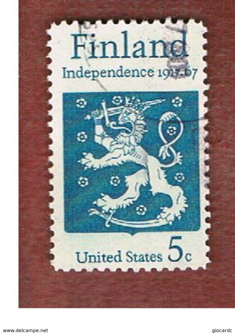 STATI UNITI (U.S.A.) - SG 1314    - 1967  FINNISH INDEPENDENCE  - USED° - Usati
