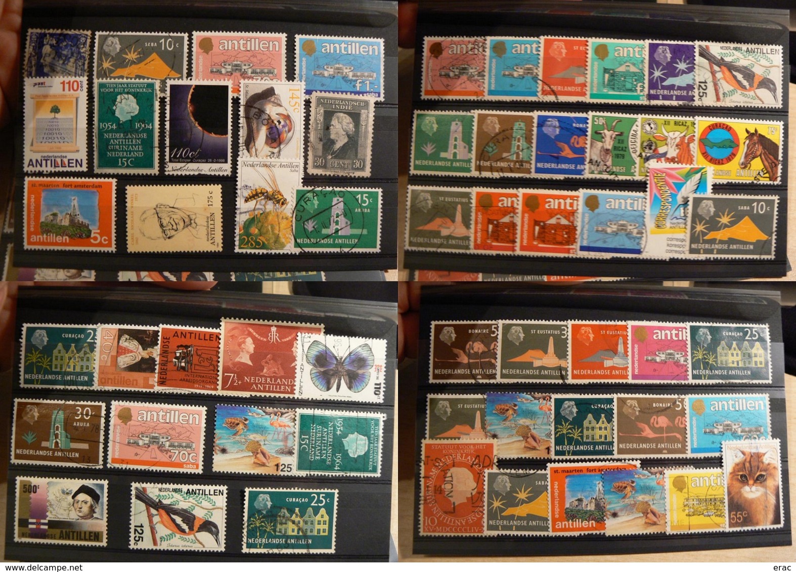 Antilles Néerlandaises - Lot De Timbres Oblitérés En Majorité - Collections (sans Albums)