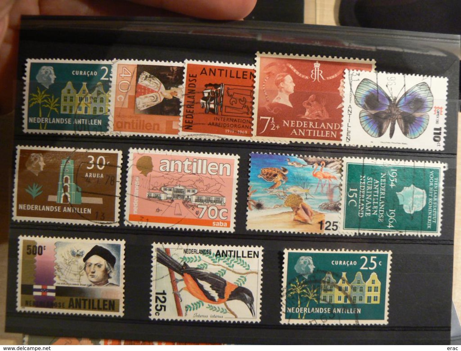 Antilles Néerlandaises - Lot De Timbres Oblitérés En Majorité - Collections (sans Albums)