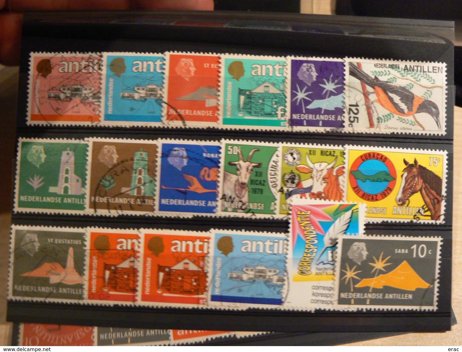 Antilles Néerlandaises - Lot De Timbres Oblitérés En Majorité - Collections (sans Albums)